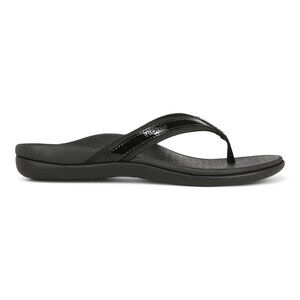 Vionic   Women's   TIDE   II   Toe   Post   Black   Flip   Flop   Sandals